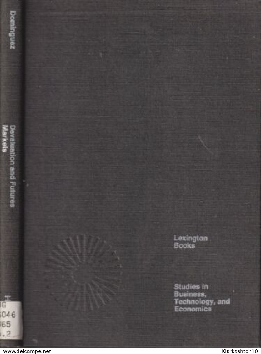 Devaluation And Futures Markets - Altri & Non Classificati