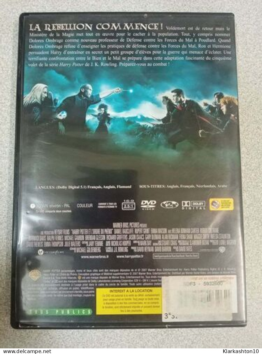 DVD - Harry Potter Et L'Ordre Du Phénix (Daniel Radcliffe) - Other & Unclassified