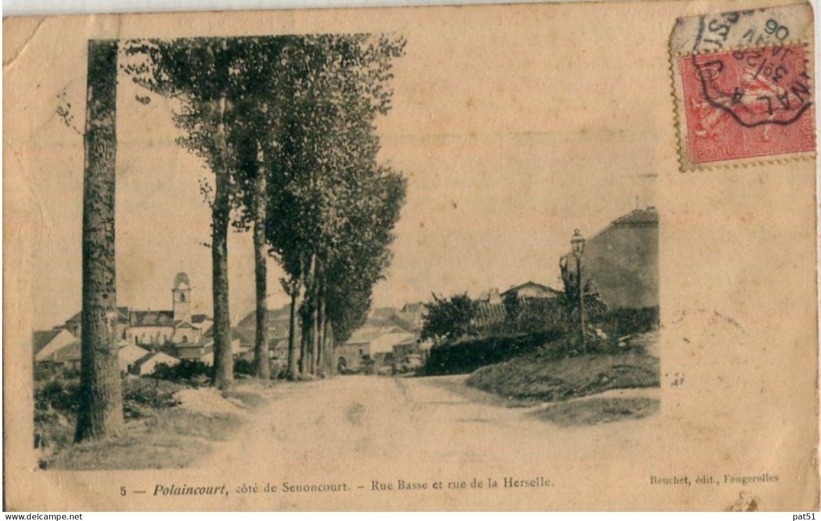 70 - Polaincourt : Rue Basse Et Rue De La Herselle - Autres & Non Classés