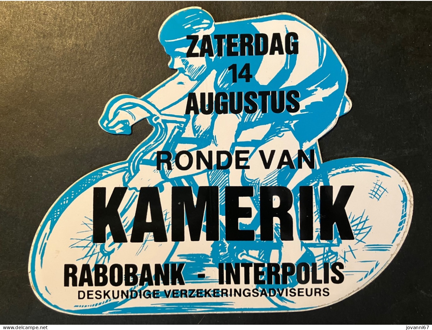 Kamerik - Sticker - Cyclisme - Ciclismo -wielrennen - Cycling