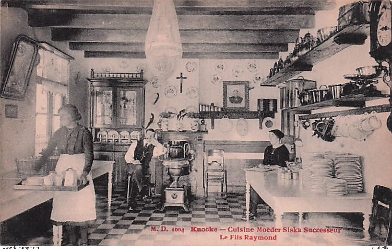KNOKKE - KNOCKE Le ZOUTE - Cuisine Moeder Siska, Successeur Le Fils Raymond - 1923 - Knokke