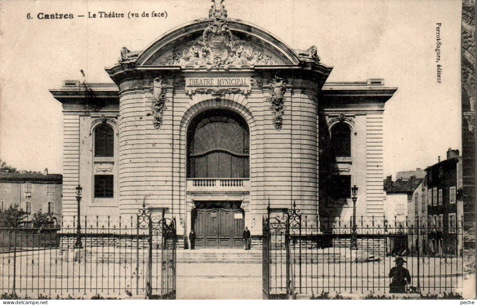 N°3101 W -cachet Société Française De Secours Aux Blessés -16è Corps -Castres- - WW I