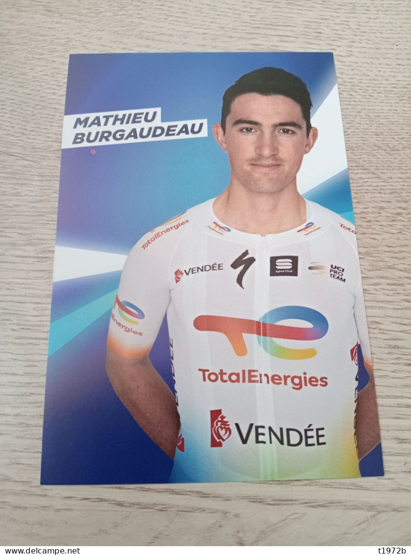 Cyclisme Cycling Ciclismo Ciclista Wielrennen Radfahren BURGAUDEAU MATHIEU (TotalEnergies 2023) - Cycling