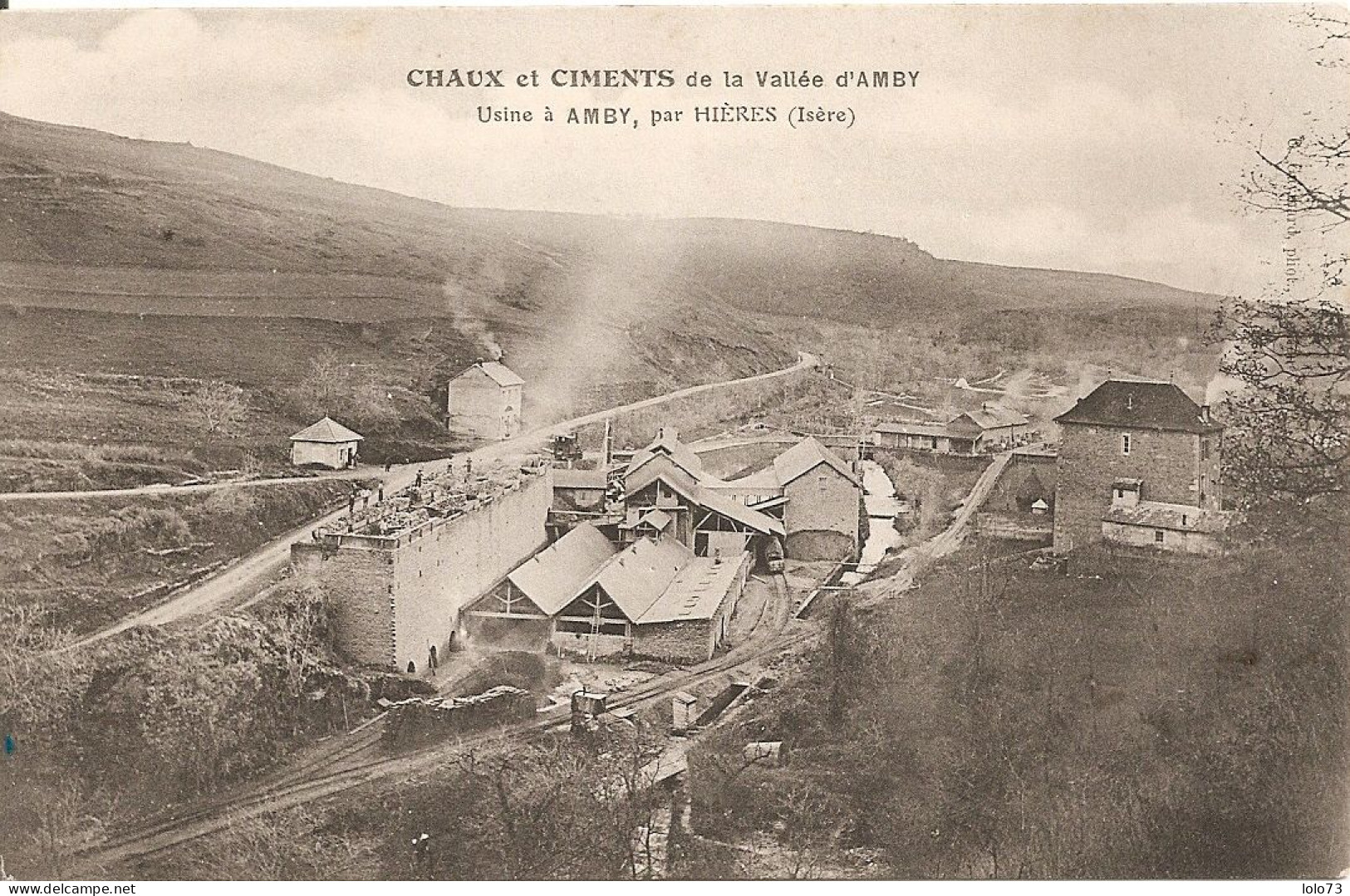 Chaux Et Ciments De La Vallée D'Amby - Usine à Amby, Par Hières - Other & Unclassified
