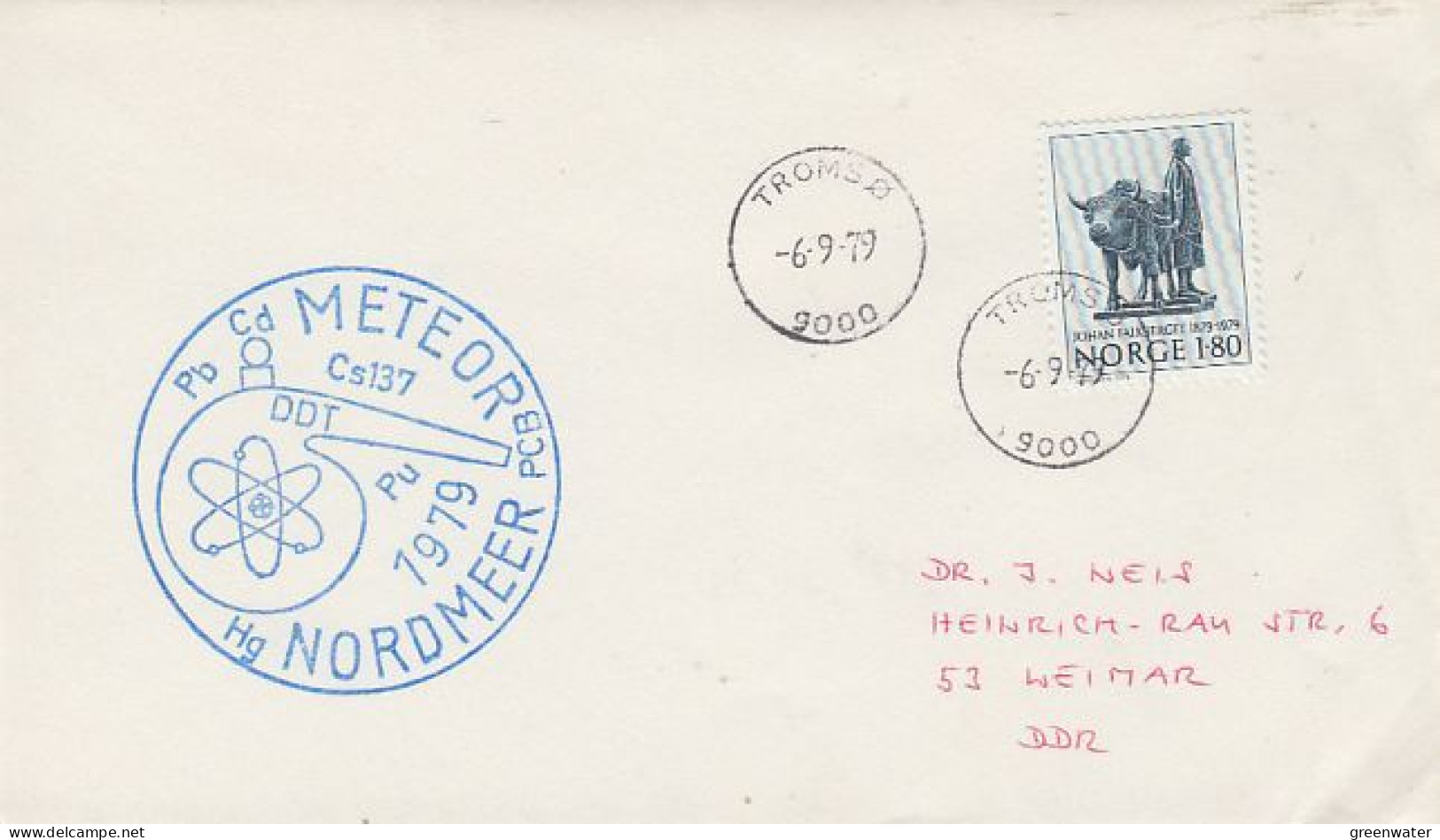 Norway Meteor Nordmeer Ca Tromso 6.9.1979 (59917) - Arctic Expeditions