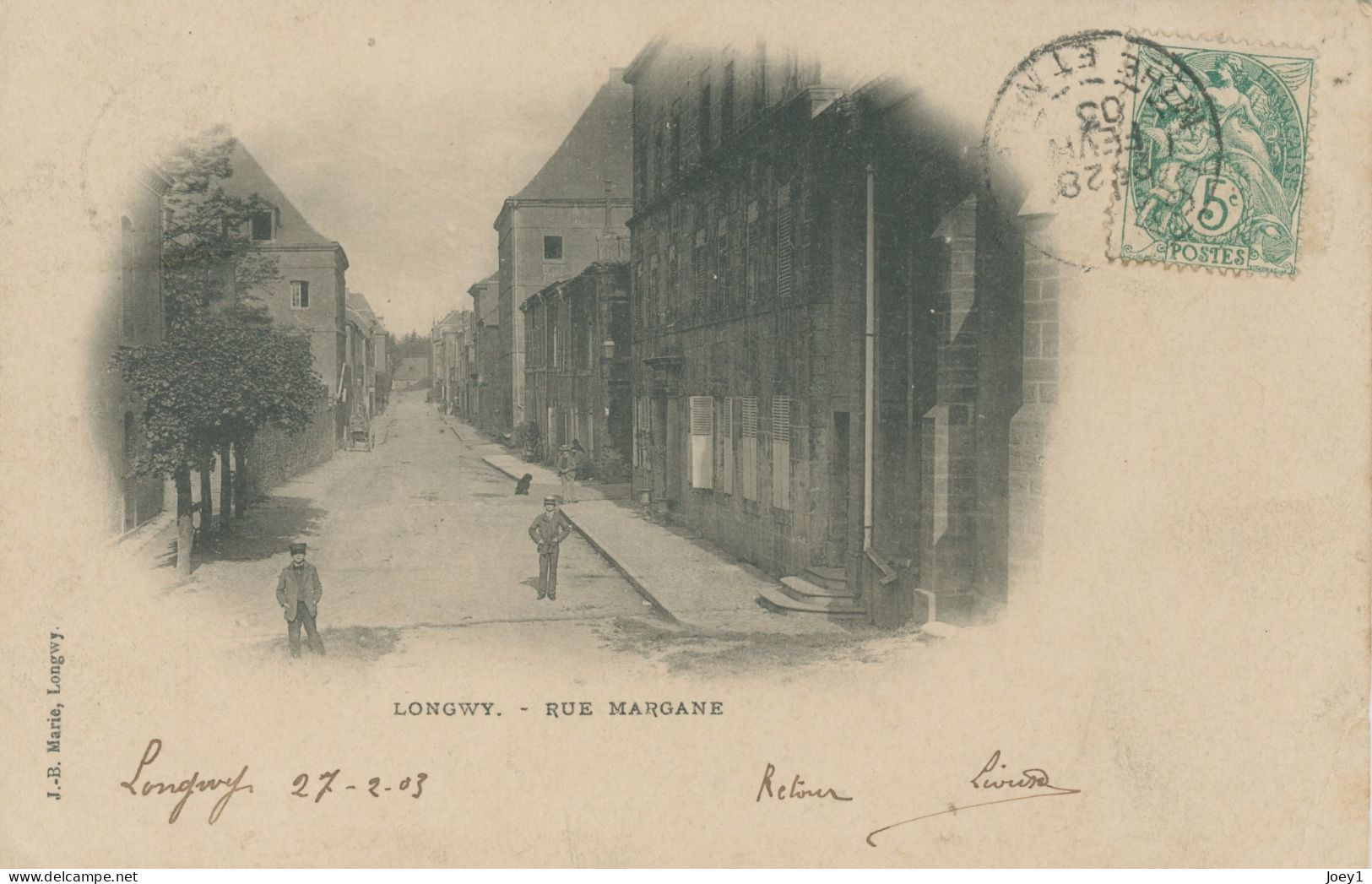 CPA Longwy Rue Margane - Longwy