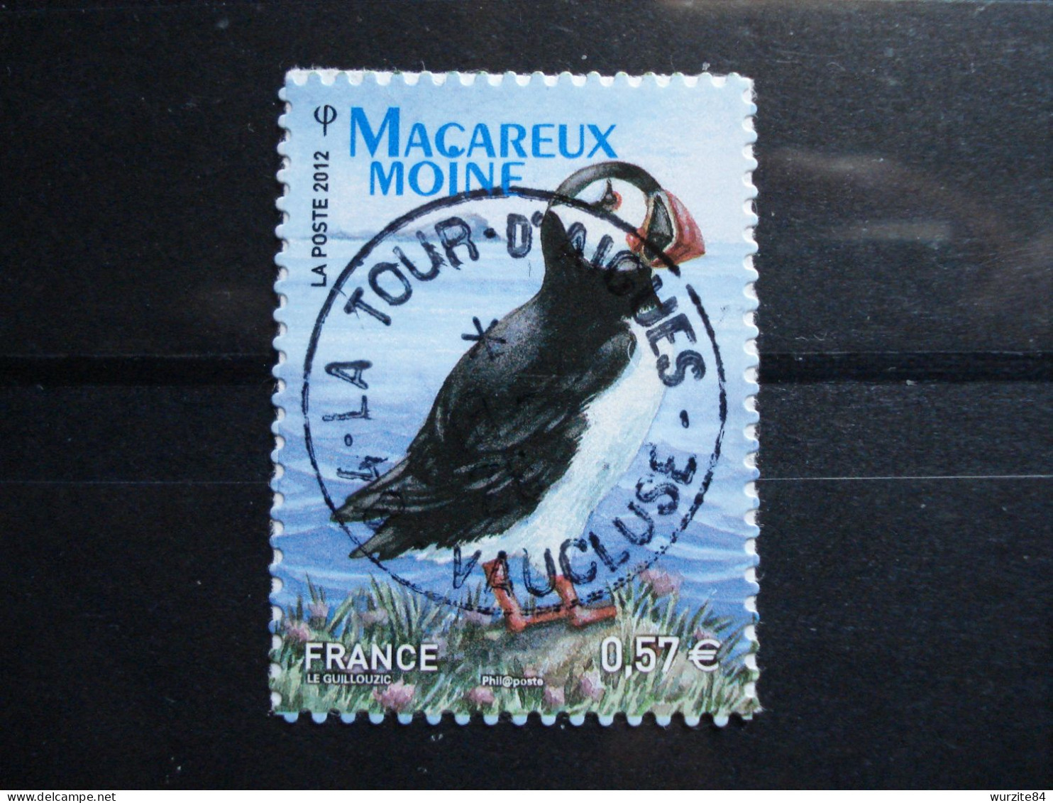 712  Timbre Oblitéré ****** Avec Cachet Rond  Macareux Moine     Année  2012 - Used Stamps