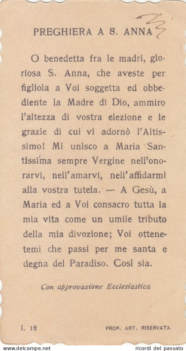 Santino Fustellato S.anna - Devotion Images