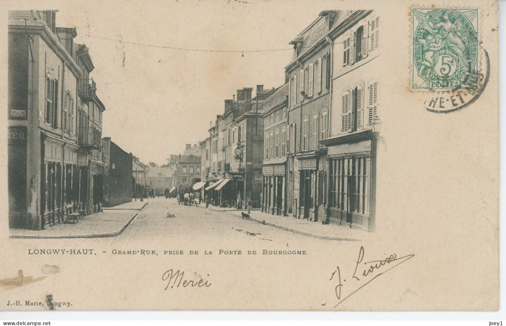 CPA Longwy Haut Grande Rue Prise De La Porte De Bourgogne - Longwy