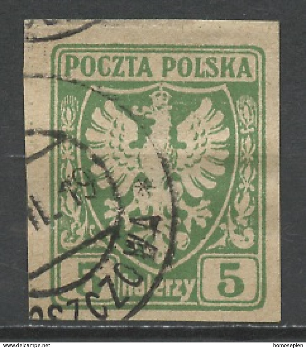 Pologne - Poland - Polen 1919 Y&T N°138 - Michel N°56 (o) - 5h Aigle National - Oblitérés