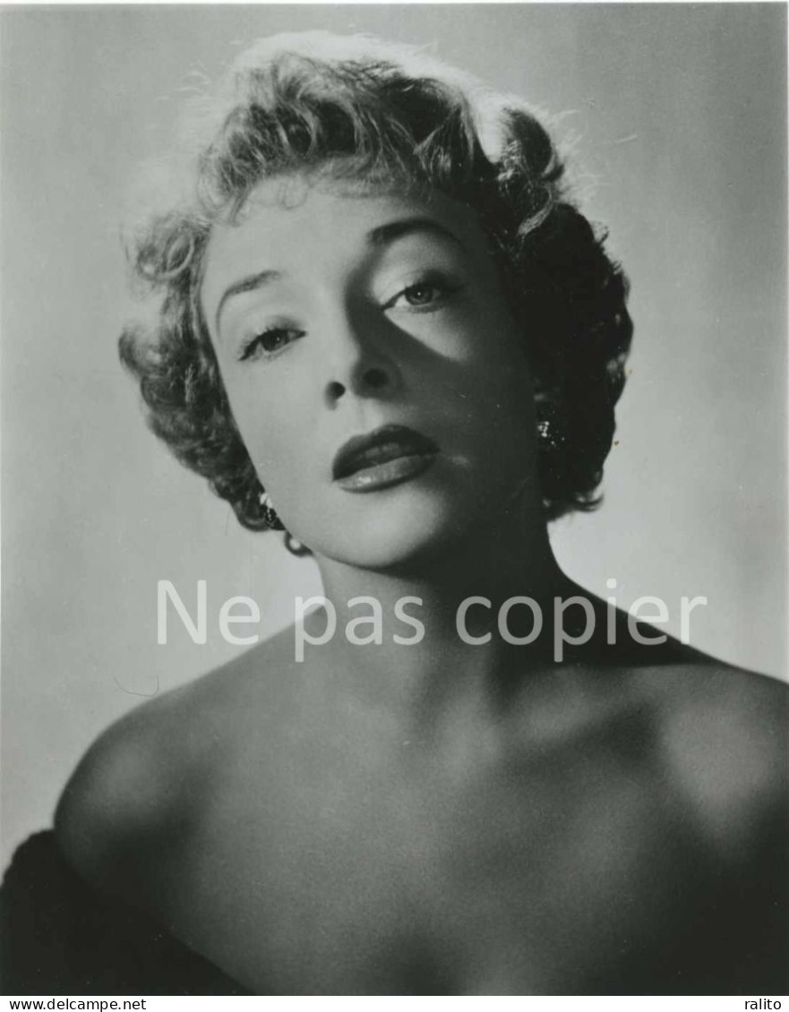 MICHELINE PRESLE Vers 1950 Actrice Comédienne Cinéma Photo Par Lucienne CHEVERT - Famous People