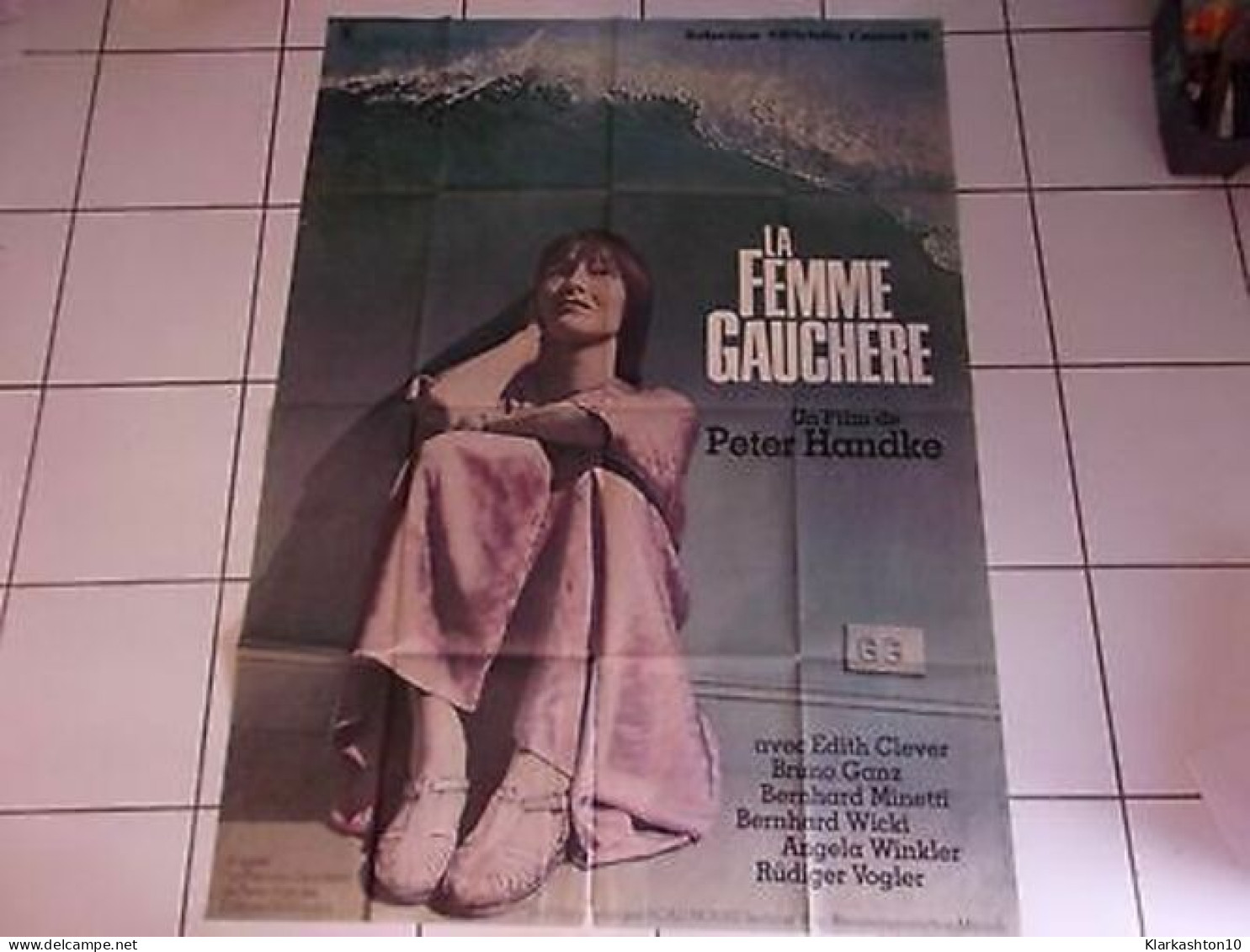 Rare Affiche Originale 120 X 160 Film LA FEMME GAUCHERE De - Manifesti