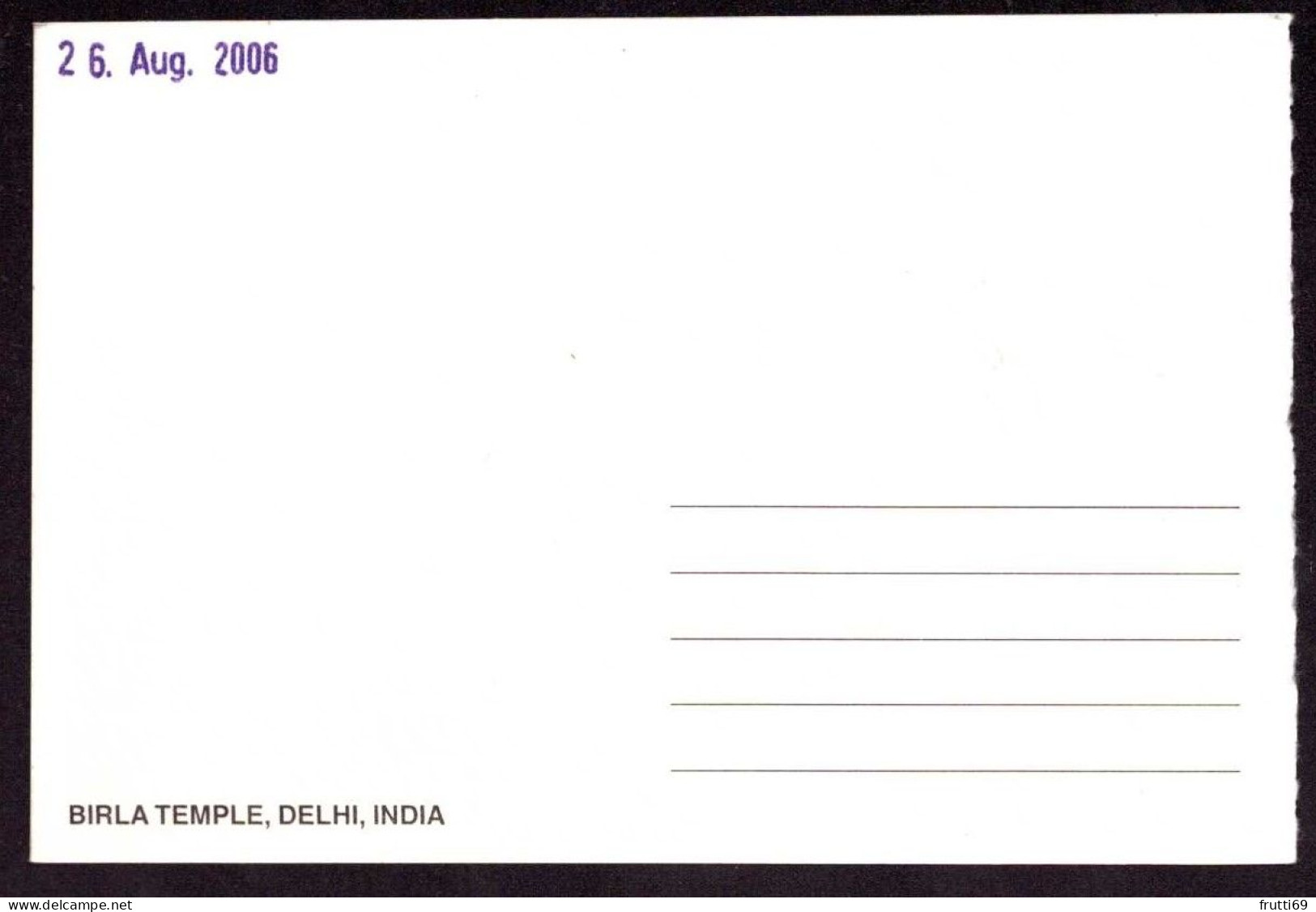 AK 212311 INDIA - Delhi - Birla Temple - India