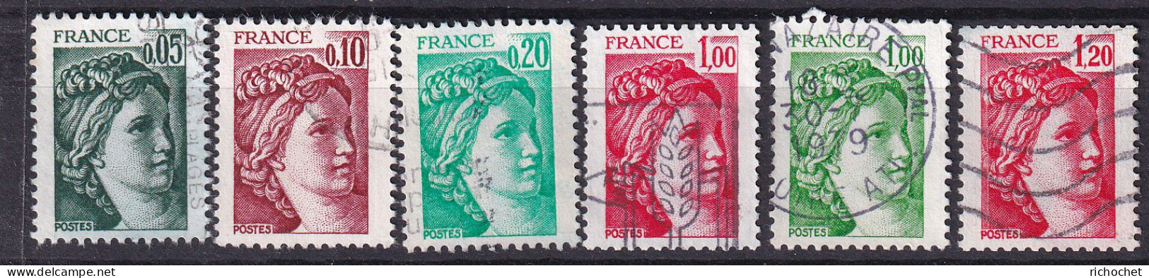 France 1964 + 1965 + 1967 + 1972 à 1974 ° - Used Stamps