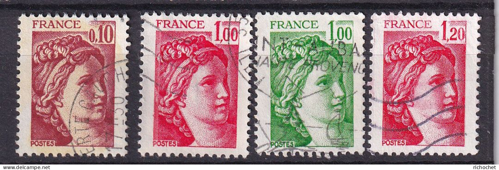 France 1965 + 1972 à 1974 ° - Used Stamps