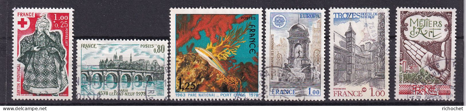 France 1960 + 1997 + 2005 + 2008 + 2011 + 2013 ° - Used Stamps