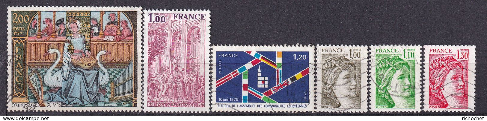 France   2033 + 2049 + 2050 + 2057 + 2058 + 2059  ° - Used Stamps