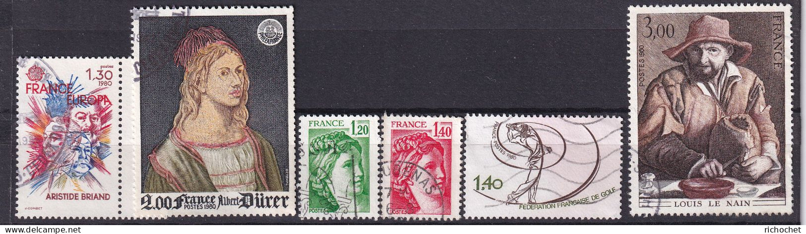 France   2085 + 2090 + 2101 + 2102 + 2105 + 2108 ° - Used Stamps