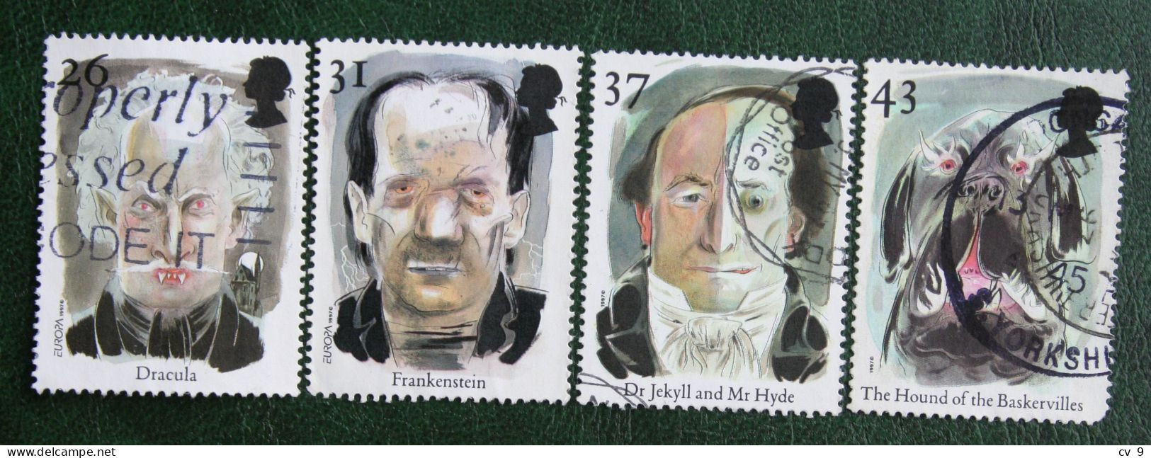 STORIES AND LEGENDS Tales (Mi 1692-1695) 1997 Used Gebruikt Oblitere ENGLAND GRANDE-BRETAGNE GB GREAT BRITAIN - Used Stamps
