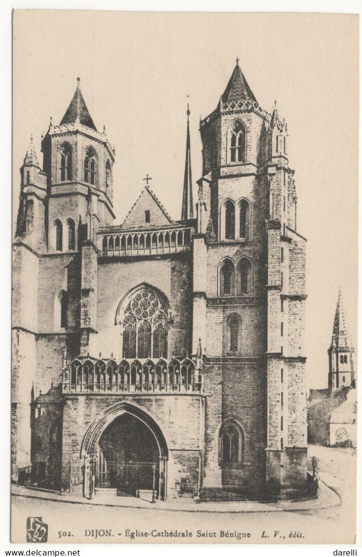 CP 21 - Dijon - Eglise Cathédrale Saint Bénigne - Dijon