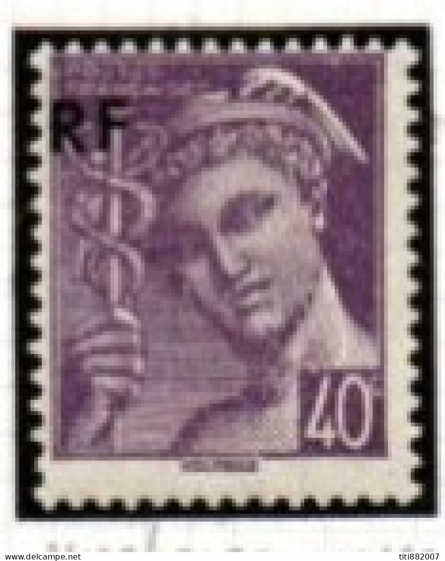 FRANCE    -   1944 .  Y&T N° 659 *.   Surcharge  Grasse - Unused Stamps