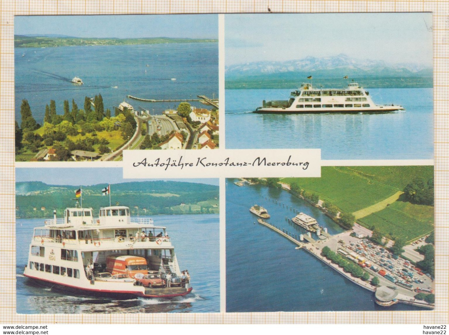 8AK4386 Autofähre KONSTANZ-MEERSBURG  2SCANS - Konstanz