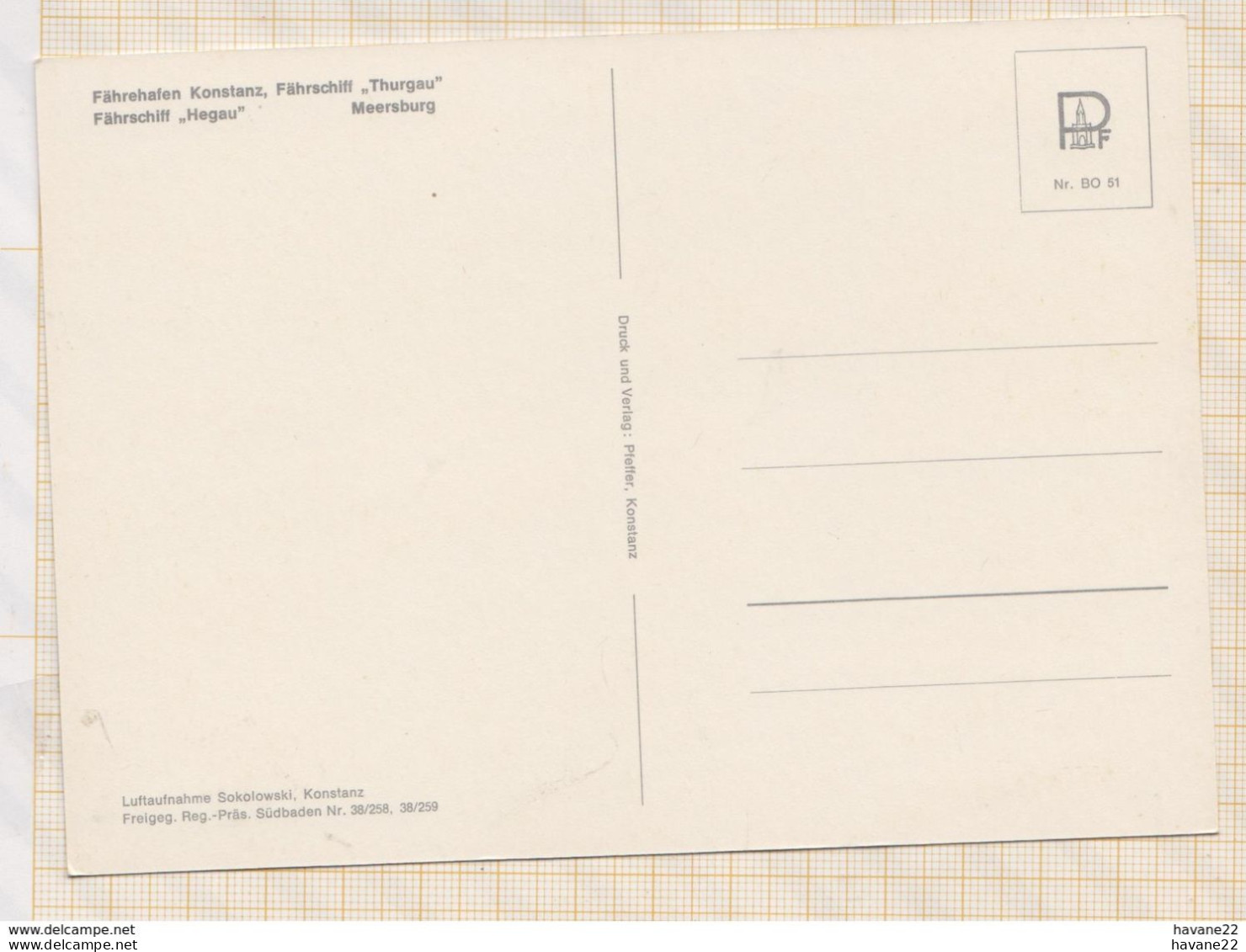 8AK4386 Autofähre KONSTANZ-MEERSBURG  2SCANS - Konstanz