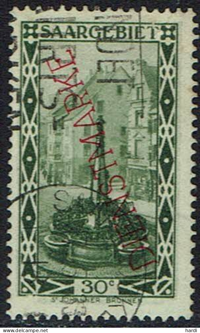 Saargebiet 1927, Dienstmarke, MiNr 16, Gestempelt - Usados
