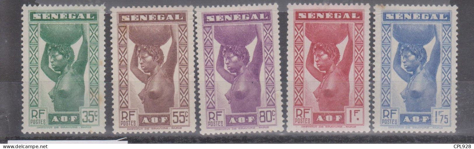 Sénégal N° 144 à 148 Avec Charnières - Unused Stamps