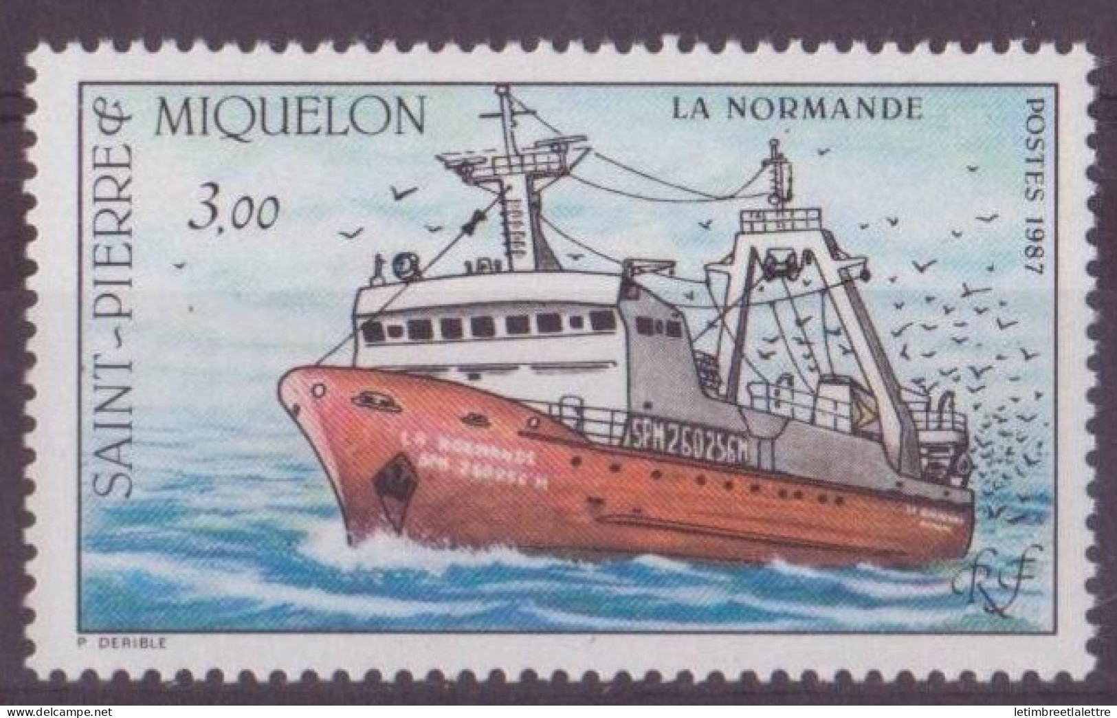 Saint Pierre Et Miquelon - YT N° 482 ** - Neuf Sans Charnière - 1987 - Neufs