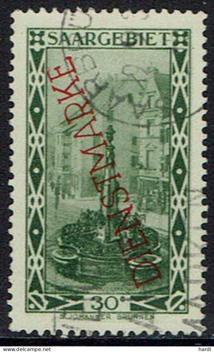 Saargebiet 1927, Dienstmarke, MiNr 16, Gestempelt - Used Stamps