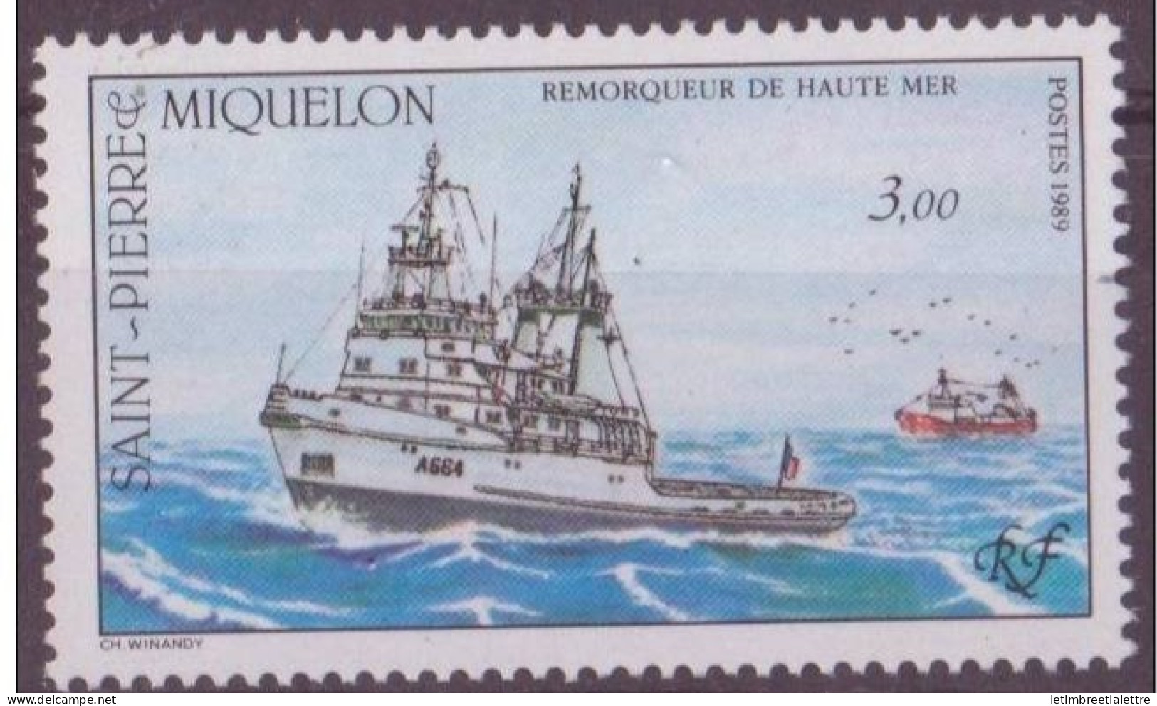 Saint Pierre Et Miquelon - YT N° 510 ** - Neuf Sans Charnière - 1989 - Unused Stamps