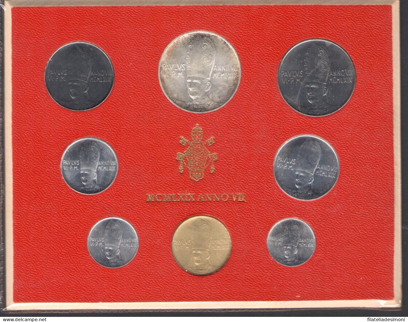 1969 Vaticano, Paolo VI, Anno VII, Annata Completa FDC - Vaticano