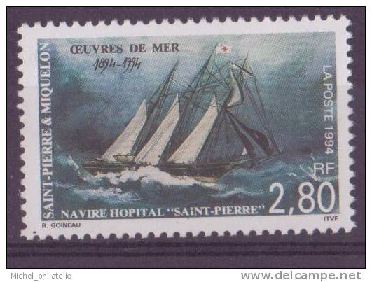 Saint Pierre Et Miquelon - YT N° 598 ** - Neuf Sans Charnière - 1994 - Unused Stamps