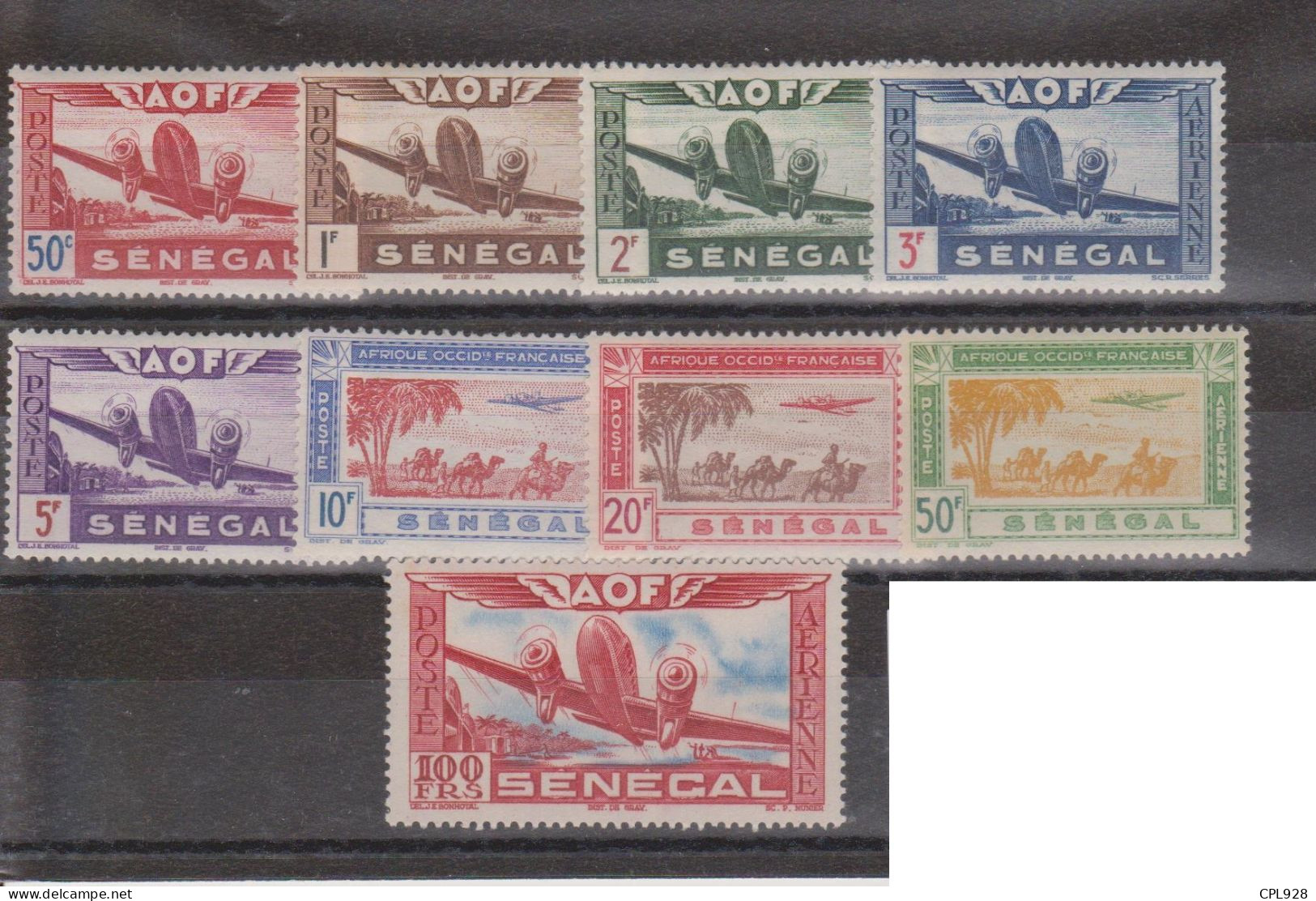 Sénégal N° PA 22 à PA 30 Avec Charnières - Airmail