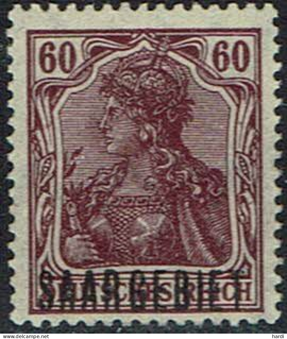 Saargebiet 1920, MiNr 39, * Ungebraucht - Unused Stamps