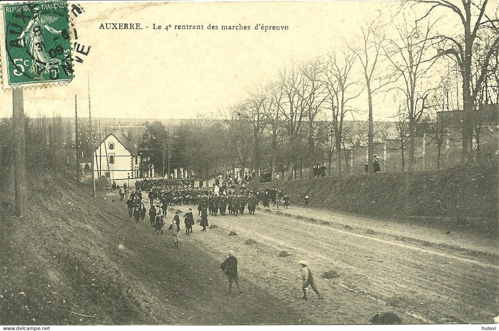 89  AUXERRE - LE 4° RENTRANT DES MARCHES D' EPREUVE (ref 7298) - Auxerre