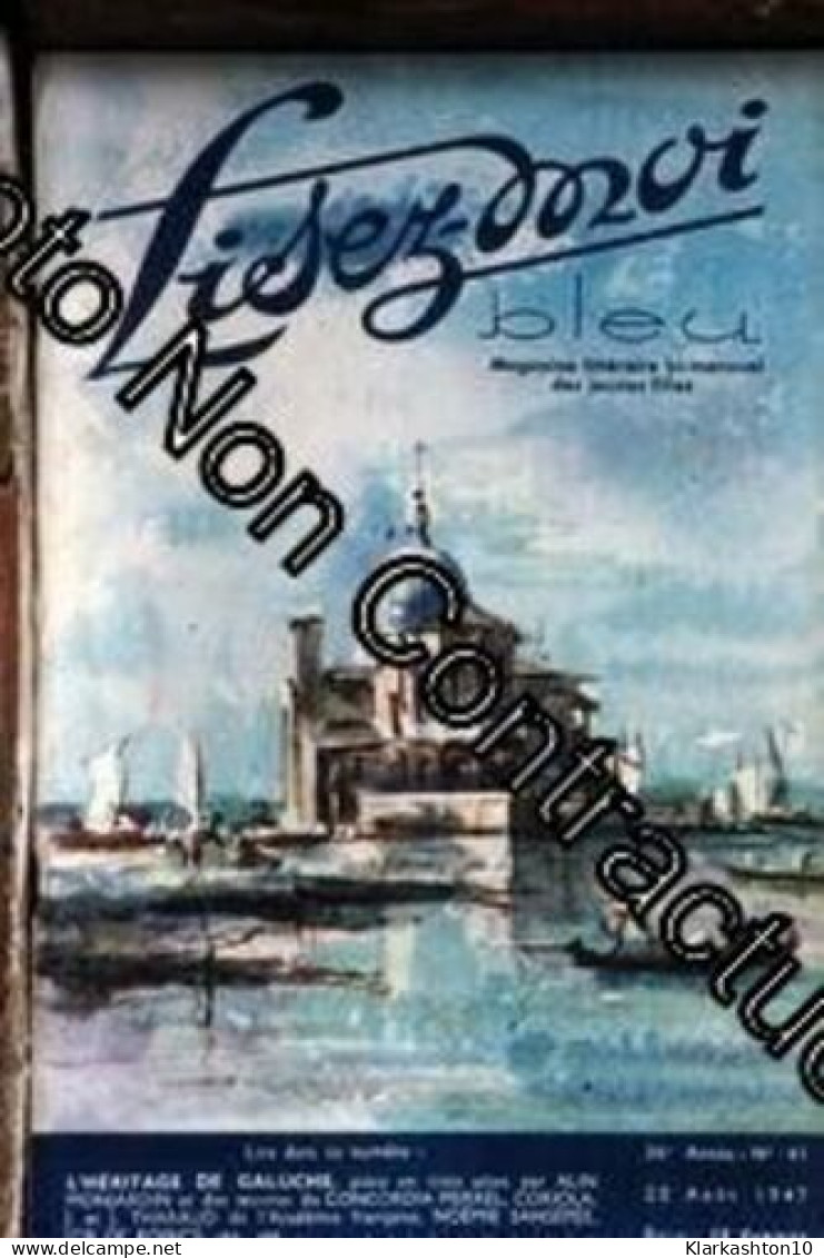 Lisez Moi Bleu N° 41 Du 20/08/1947 - Unclassified