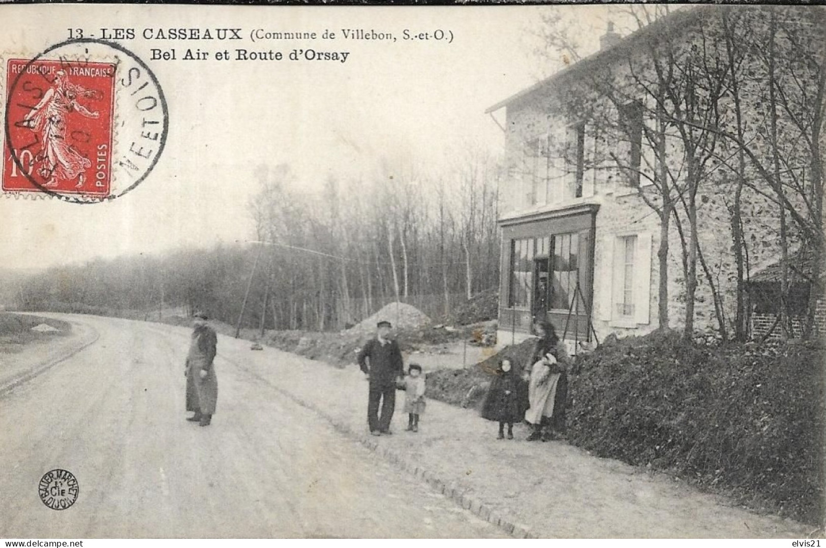 VILLEBON Les Casseaux. Bel Air Et Route D' Orsay - Autres & Non Classés