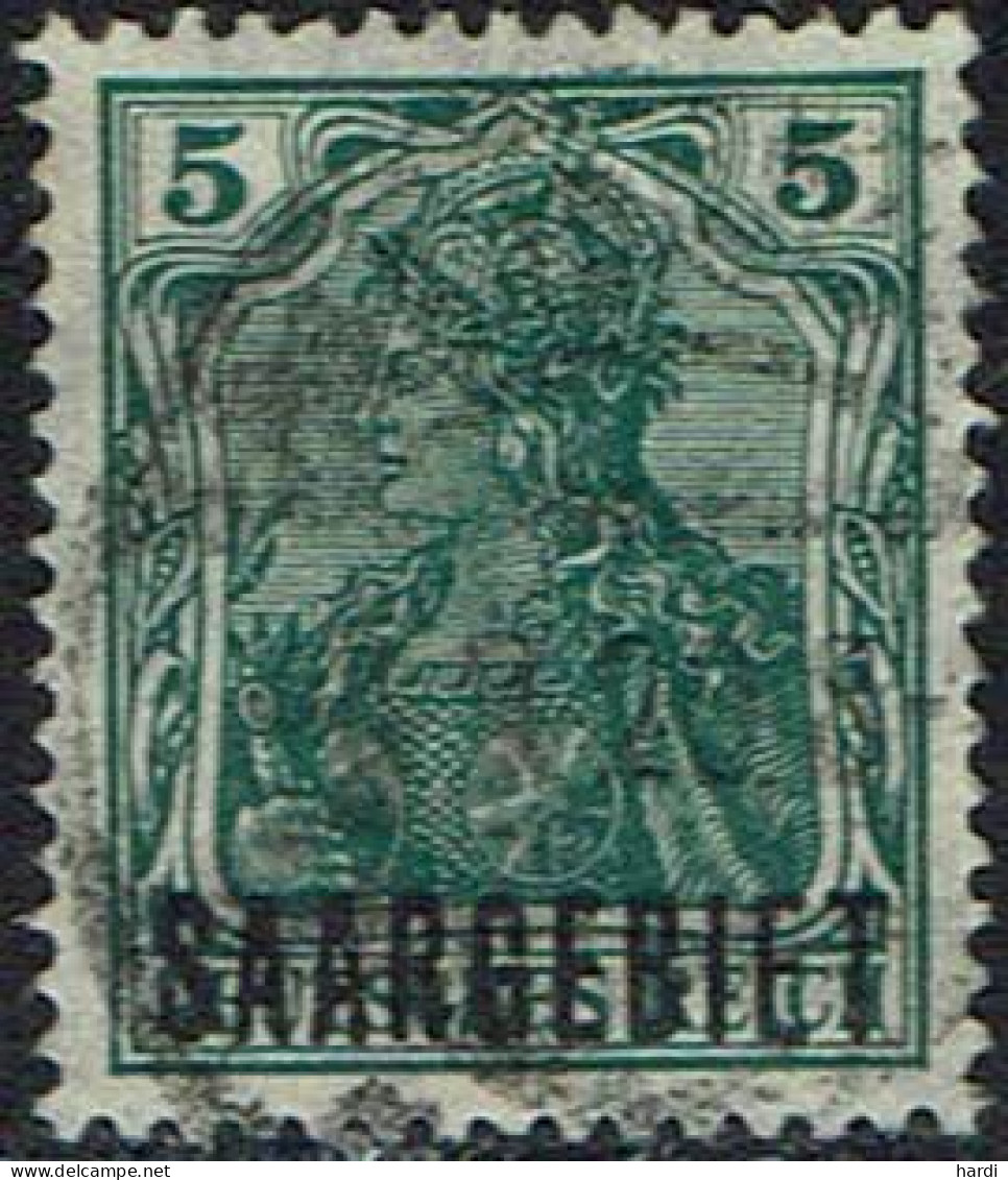 Saargebiet 1920, MiNr 32, Gestempelt - Unused Stamps