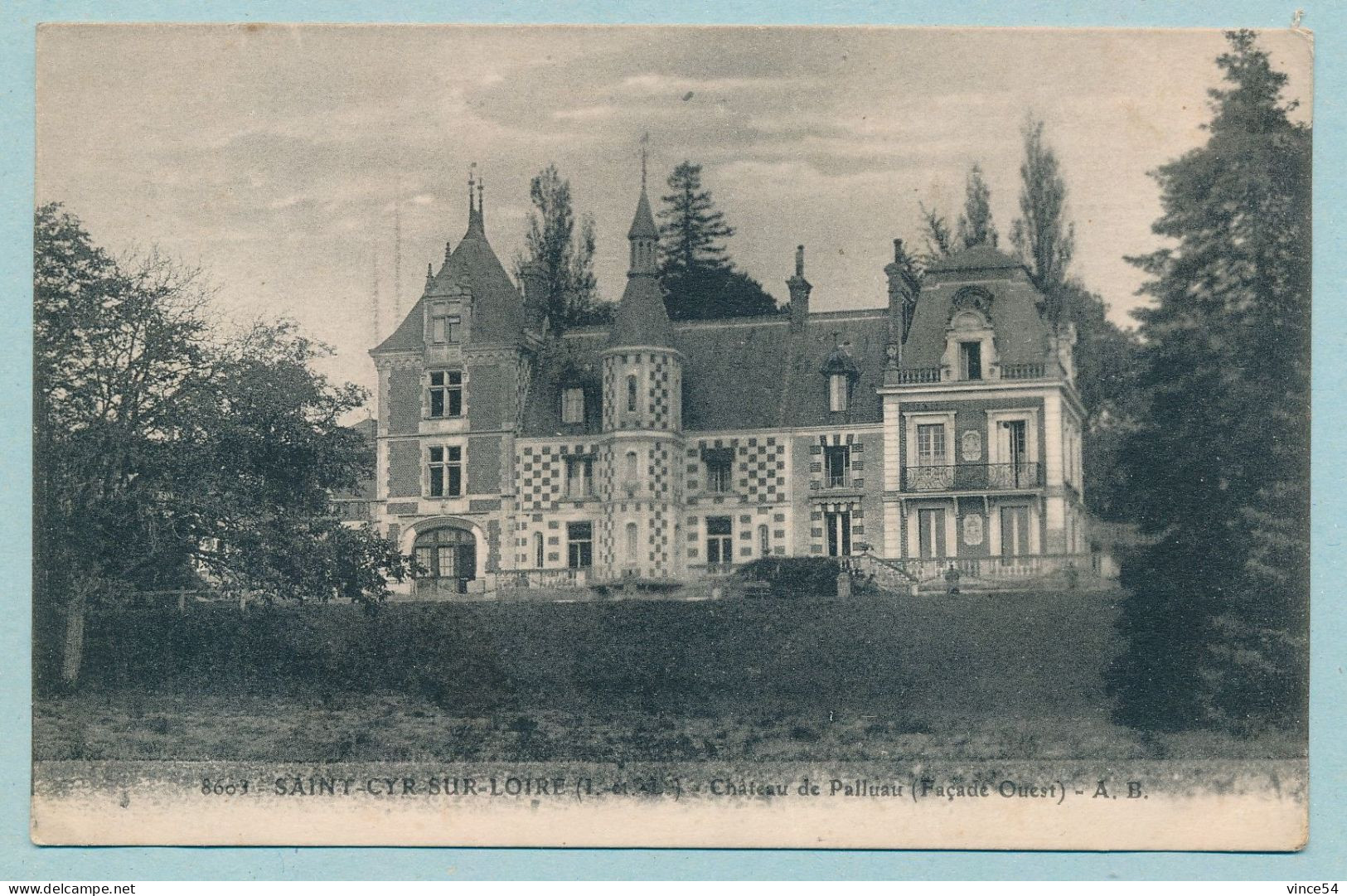 SAINT-CYR-SUR-LOIRE - Château De Palluau (Façade Ouest) - Saint-Cyr-sur-Loire