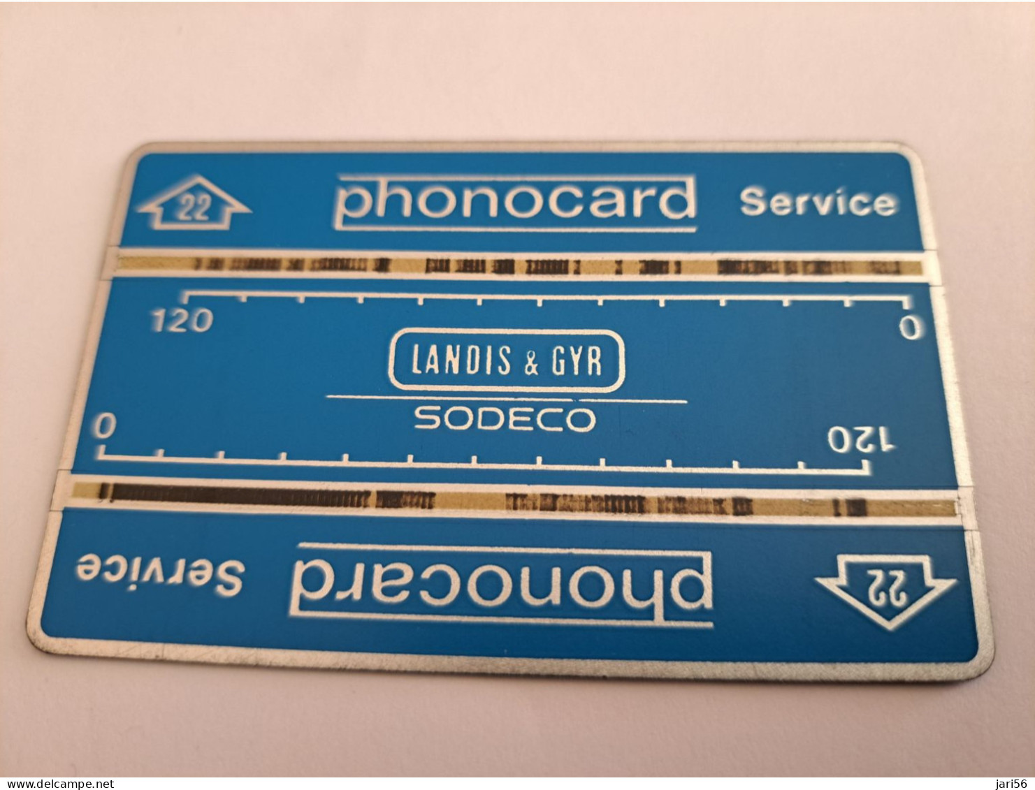 NETHERLANDS  / S001 / 2MM /   RARE !! SERVICE CARD /  LANDYS & GYR/ ARROW NO 22 /   USED   ** 16663** - [4] Test & Services