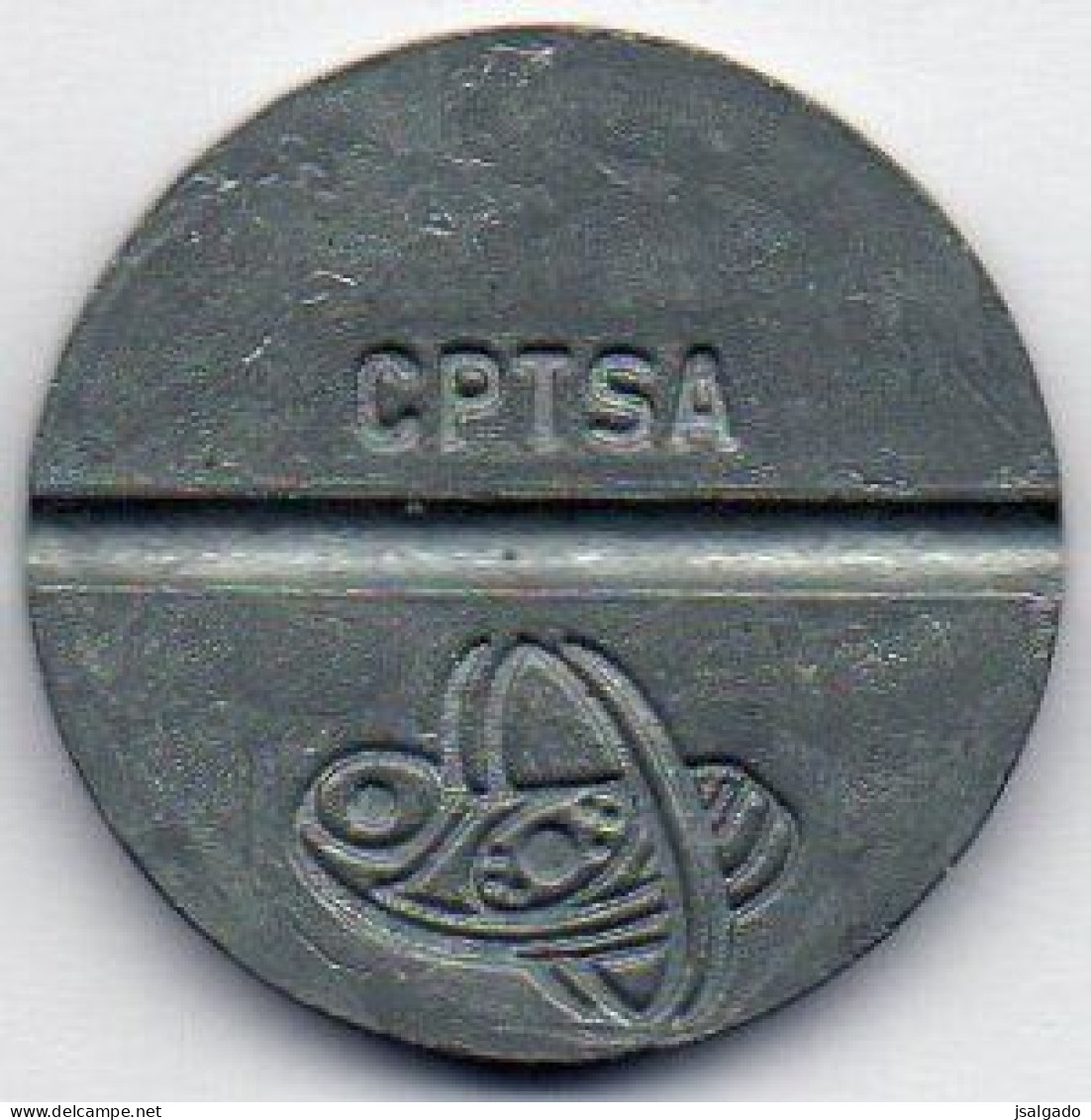 Perú  Telephone Token    1982  (g)  RIN  (g)  .N:   With Three Dots   /  CPTSA  (g)  Telephone In Circle - Noodgeld