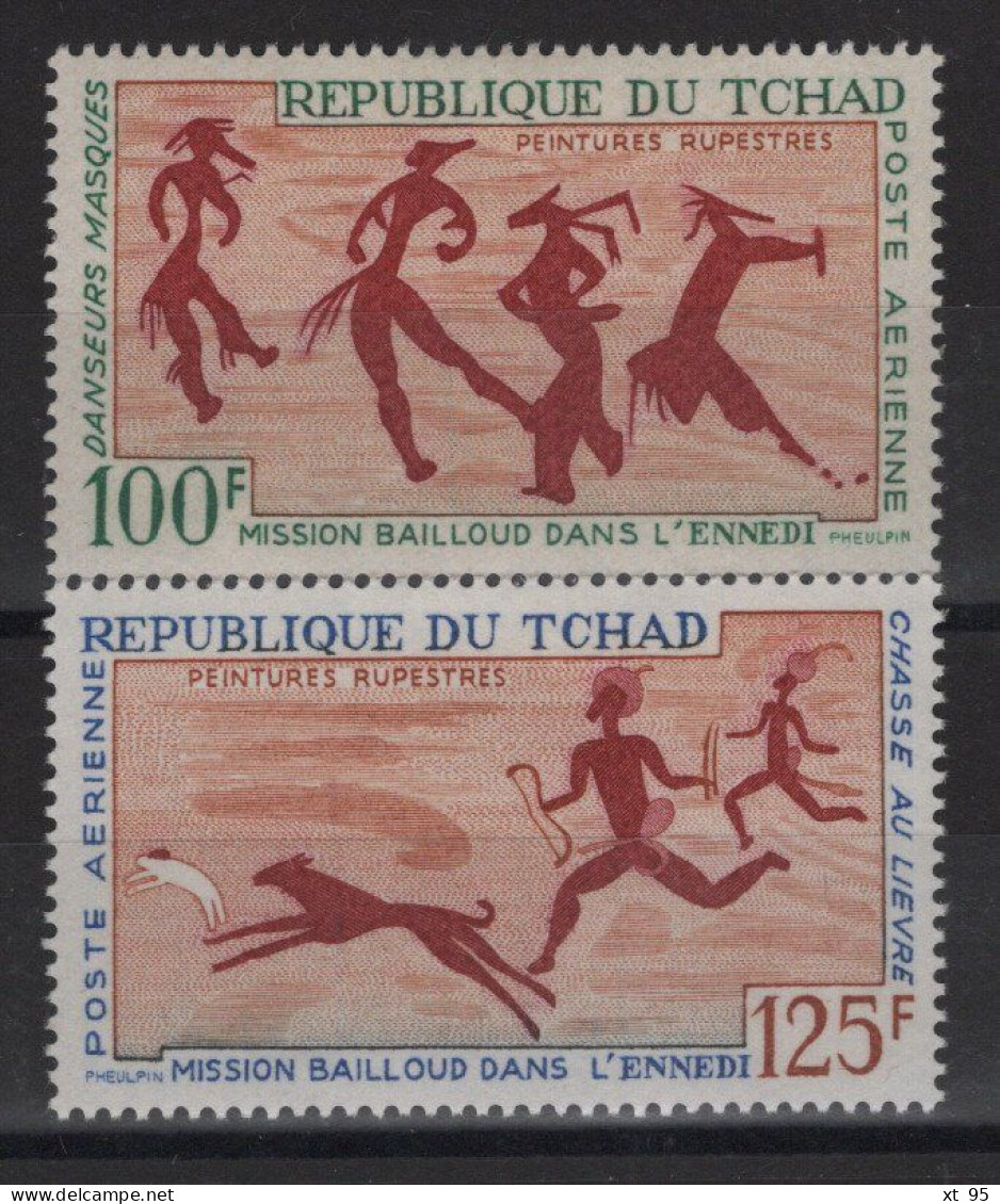 Tchad - PA N°42 + 43 - * Neufs Avec Trace De Charniere - Cote 15€ - Chad (1960-...)