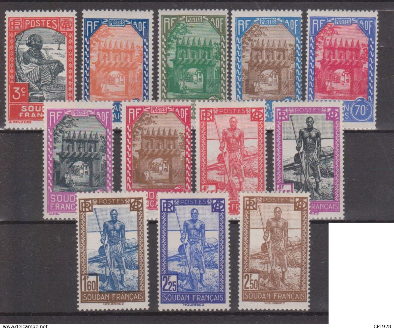 Soudan Français N° 110 à 121 Avec Charnières - Unused Stamps