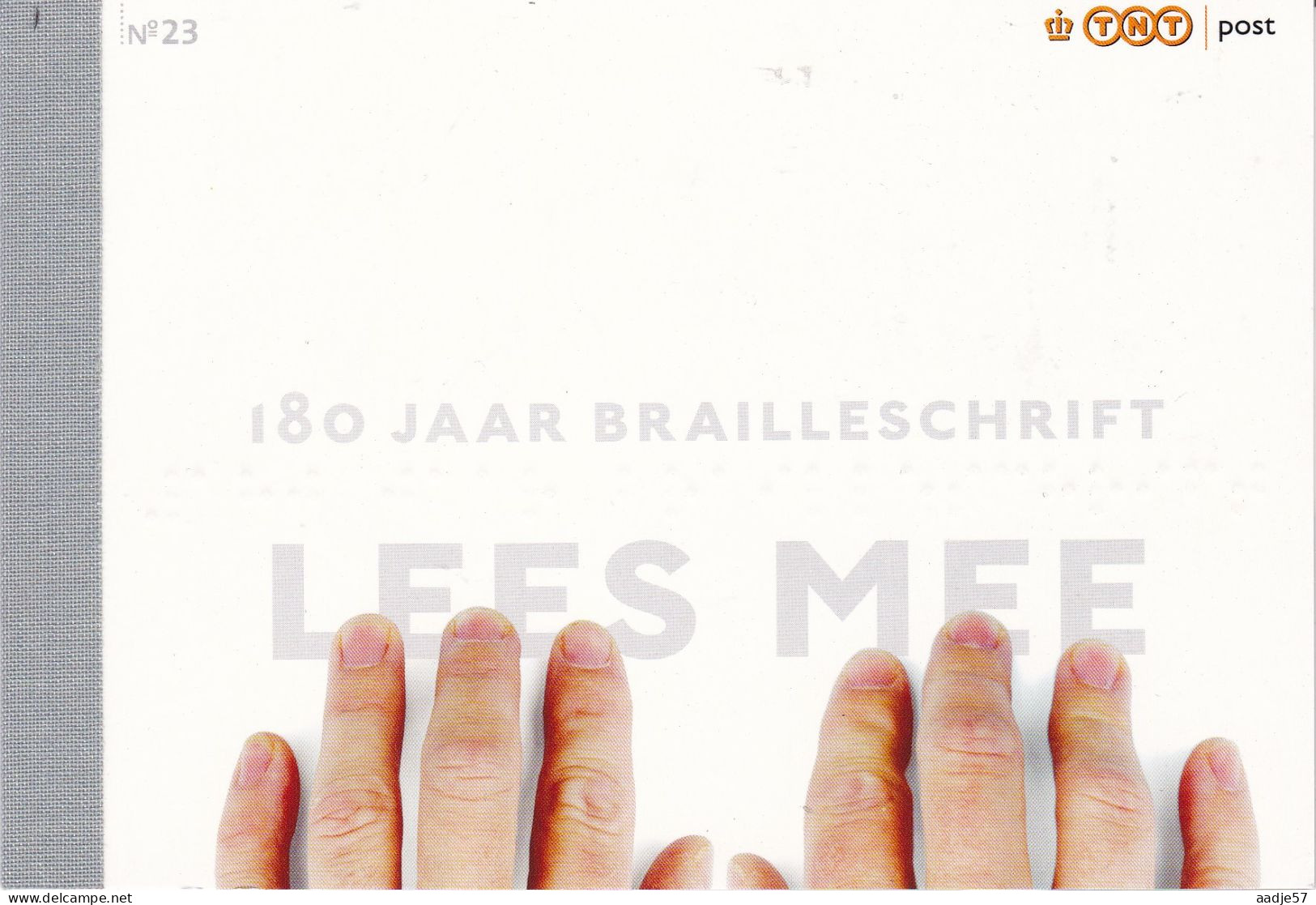 Netherlands Pays Bas Nederland NVPH PR23 Lees Mee Braille 2009 Prestige Booklet MNH** - Carnets Et Roulettes