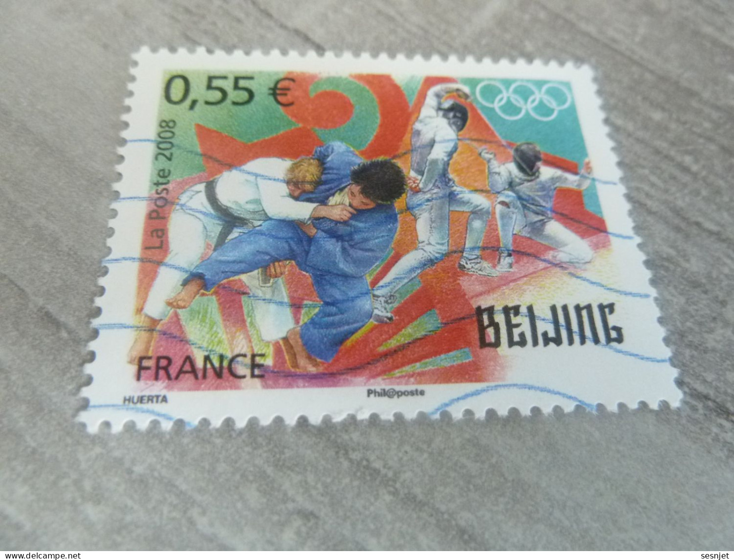 Jeux Olympiques D'Eté à Pékin - Judo Et Escrime - 0.55 € - Yt 4224 - Multicolore - Oblitéré - Année 2008 - - Sommer 2008: Peking