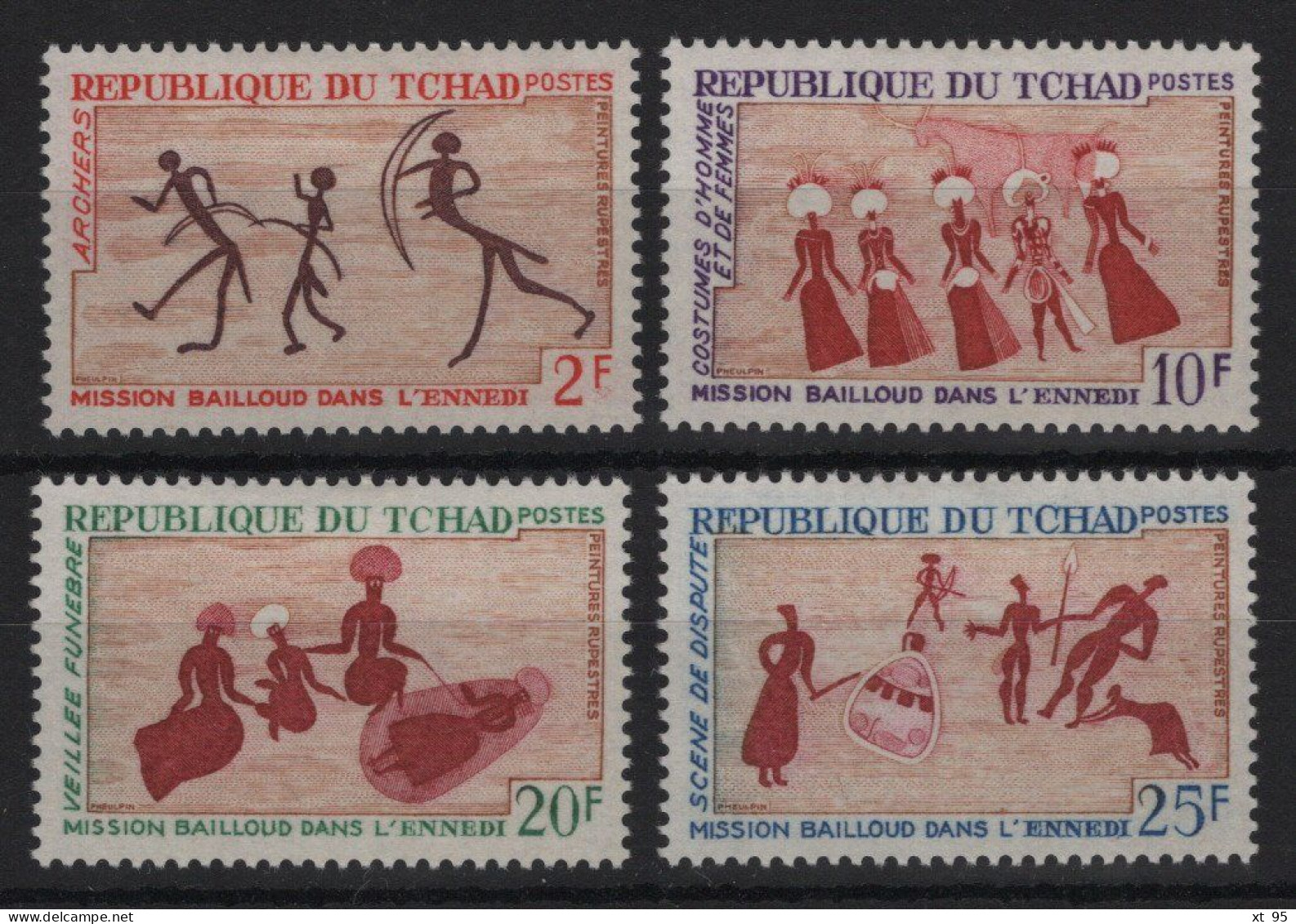 Tchad - N°161 à 164 - * Neufs Avec Trace De Charniere - Cote 8€ - Ciad (1960-...)