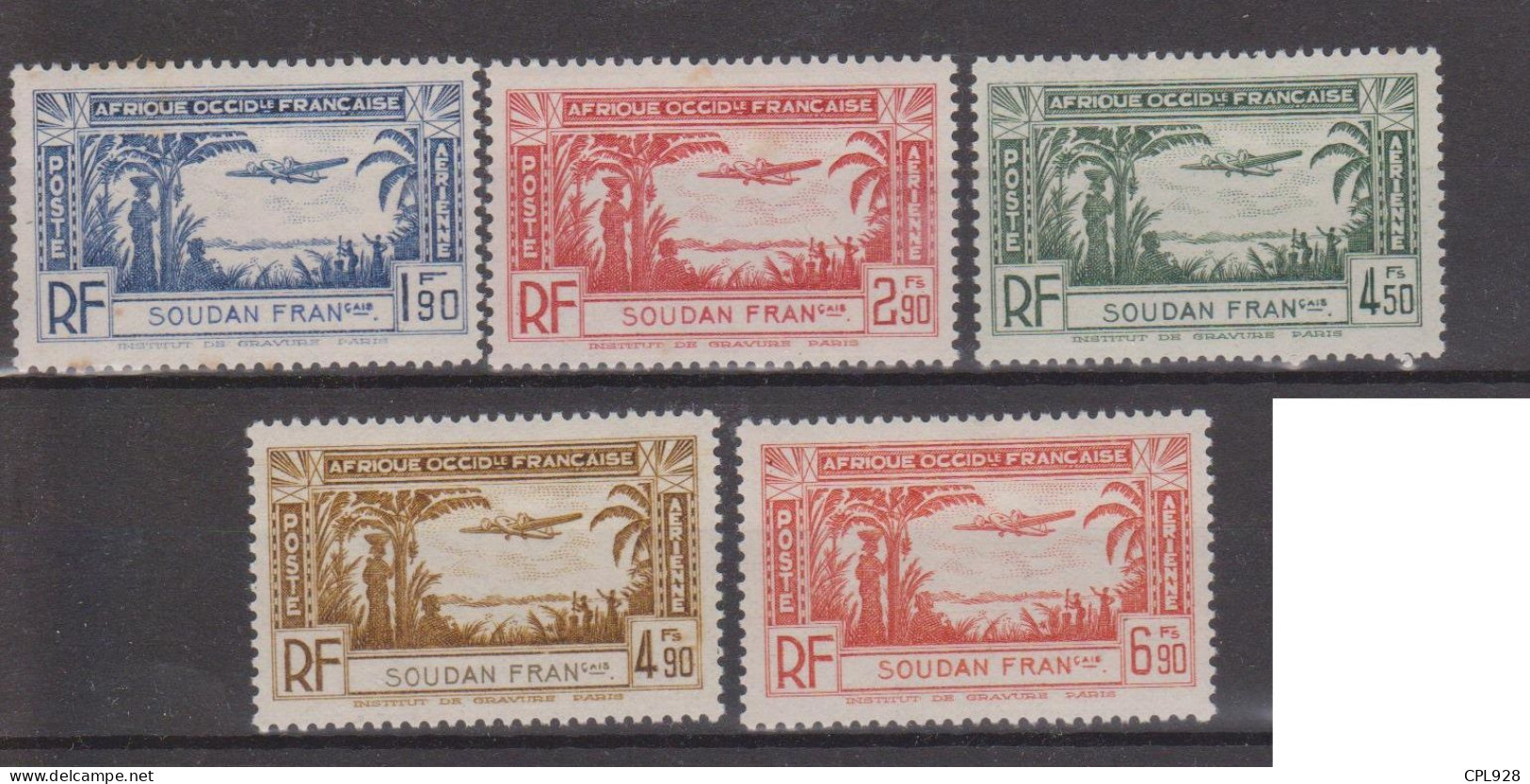 Soudan Français N° PA 1 à PA 5 Avec Charnières - Unused Stamps