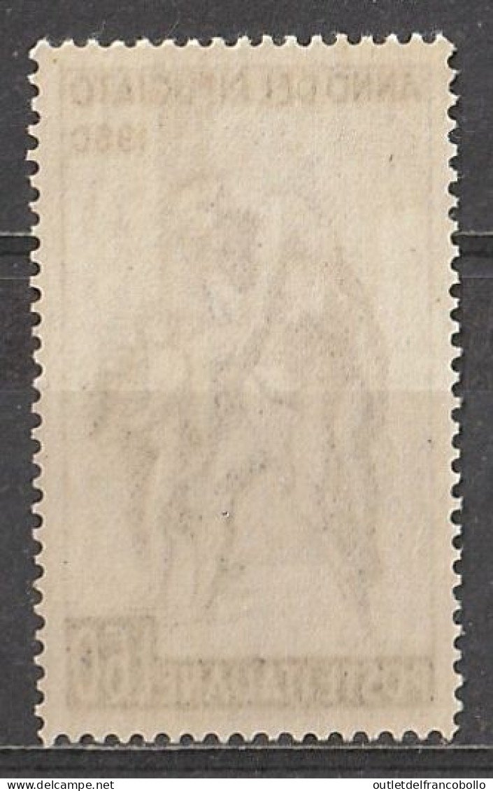 ITALIA REP. 1960 - ANNO DEL RIFUGIATO - 60L. AFFRESCO DI RAFFAELLO (DECALCO) - 1v. MNH - (Cod. 1633) - Errors And Curiosities